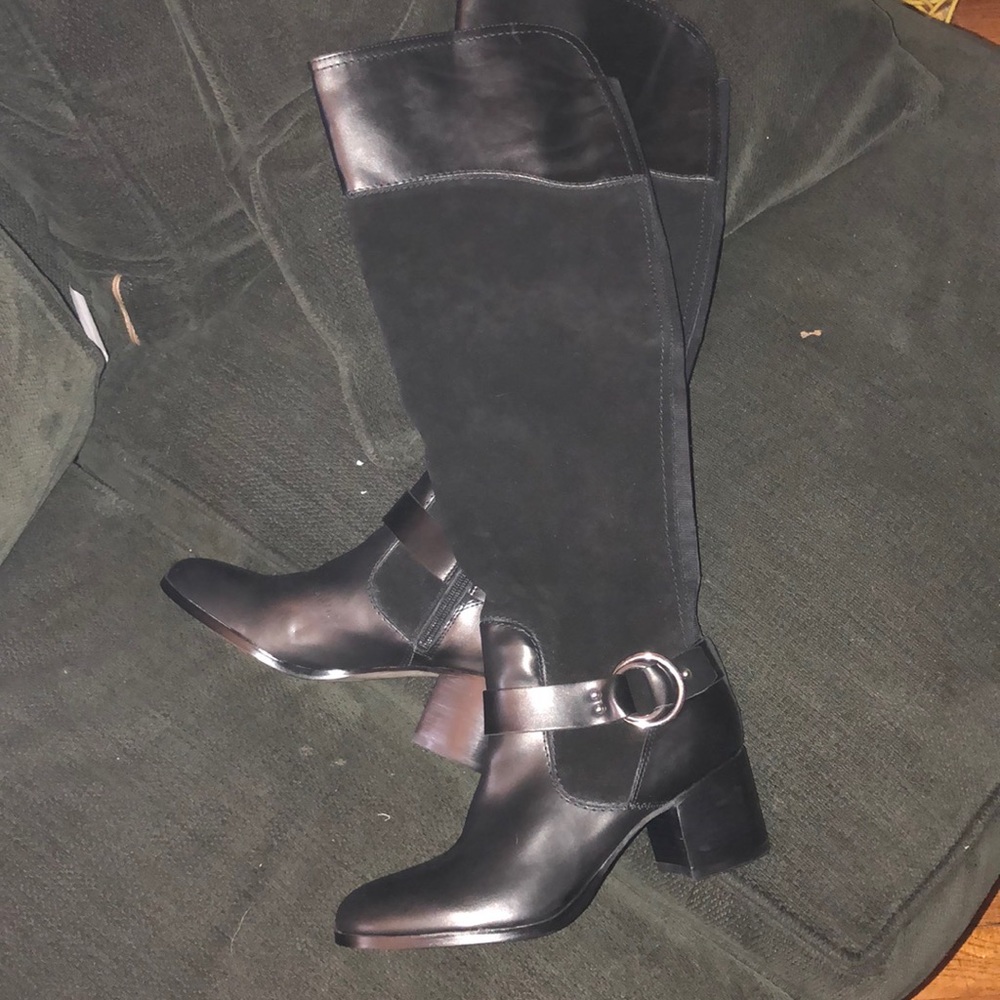Marc Fisher Riding Boot black